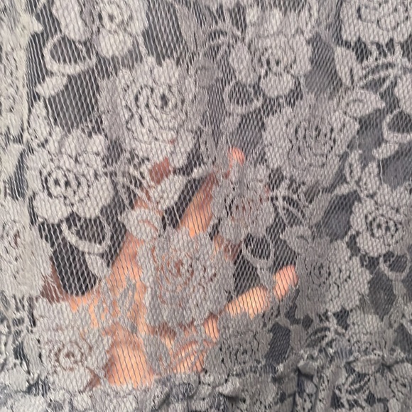 NWT Free People light blue lace slip dress - Picture 3 of 4